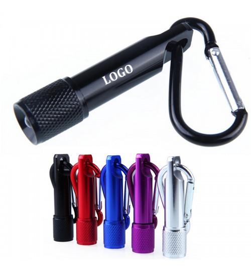 LED Flashlight Carabiner Keychain